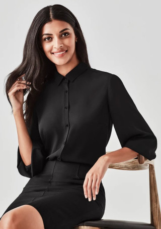 RB965LT BLOUSE:BLACK